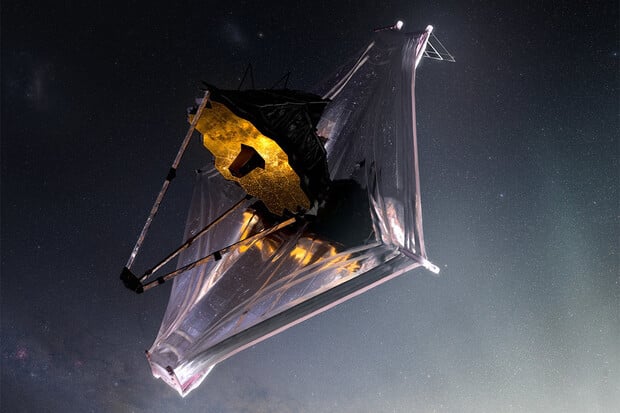Webbův teleskop si udělal selfie kvůli poškození mikrometeoritem