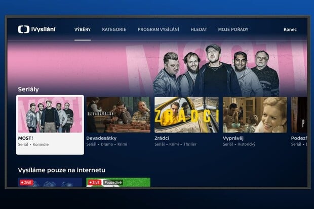 Aplikaci iVysílání od České Televize nově stáhnete i do televizí Samsung