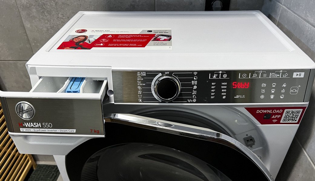 Test Hoover HWASH 550 Mějte pračku pod palcem fZone.cz