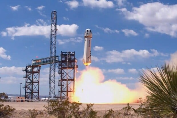 Blue Origin dnes poprvé odstartuje s novou raketou New Shepard