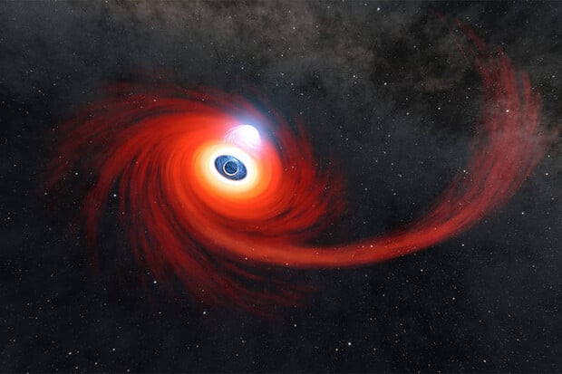 NASA pozoruje černou díru, která roztrhala hvězdu