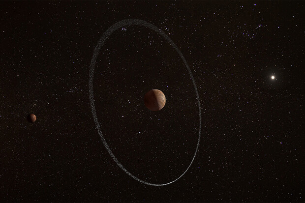 Ve Sluneční soustavě byla objevena trpasličí planeta s prstencem