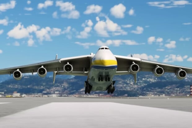 Antonov An-225 Mrija se vrátí! Ve Fligt Simulatoru bude získávat peníze na obnovu
