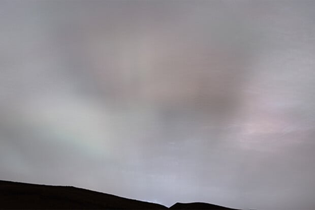 Rover na Marsu zachytil západ slunce