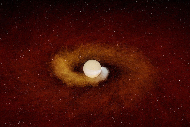 Astronomové objevili hvězdu, která pohlcuje planetu