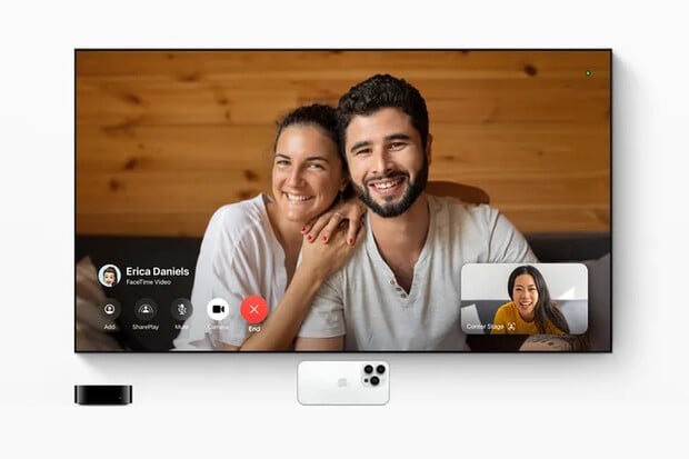FaceTime přichází do Apple TV se systémem tvOS 17
