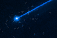 Hubbleův teleskop pozoruje kameny, které se uvolnily z asteroidu Dimorphos