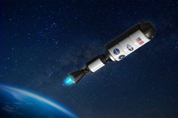 NASA a DARPA vypustí na oběžnou dráhu raketu s jaderným pohonem