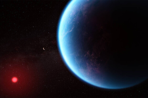Webbův teleskop objevil exoplanetu, která může být pokryta oceány 