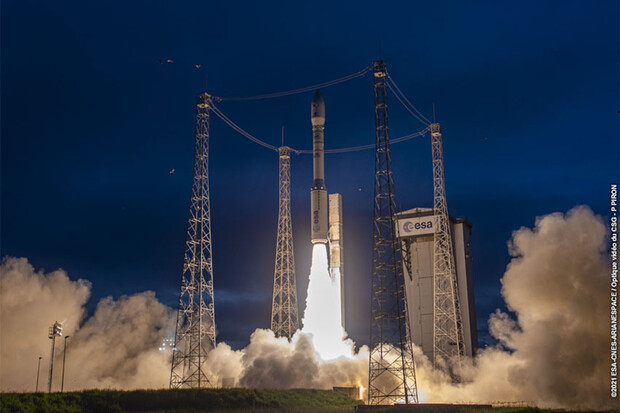 Zítra nad ránem odstartuje raketa Vega společnosti Arianespace