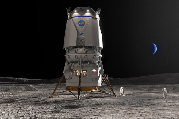 Blue Origin představil prototyp měsíčního přistávacího modulu pro mise Artemis