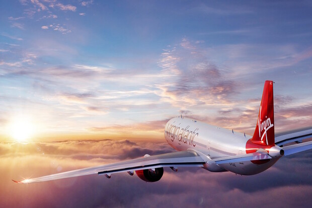 Virgin Atlantic podnikl let na udržitelné letecké palivo přes oceán