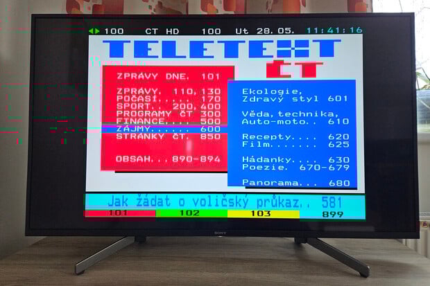 Teletext stále ukazuje, jak by náš svět vypadal bez internetu 