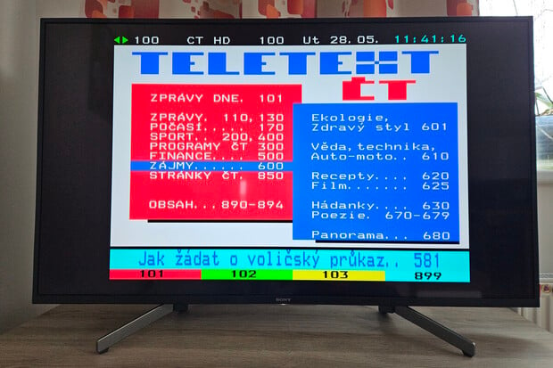 Teletext stále ukazuje, jak by náš svět vypadal bez internetu 