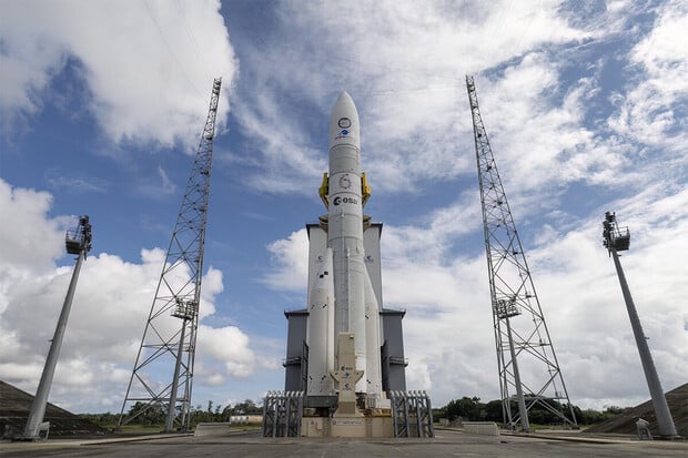 První start rakety Ariane 6 proběhne už zítra v noci