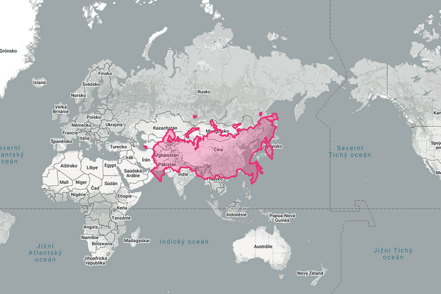 Skutečné rozměry světových velmocí: Porovnejte reálnou velikost Ruska a Číny