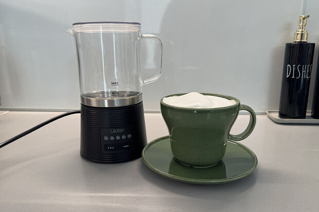 Lauben Glass Milk Frother 600BG