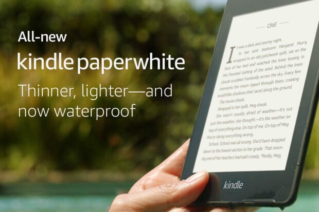 Se čtečkou Kindle Paperwhite se můžete ponořit nejen do světa knih, ale i do vody