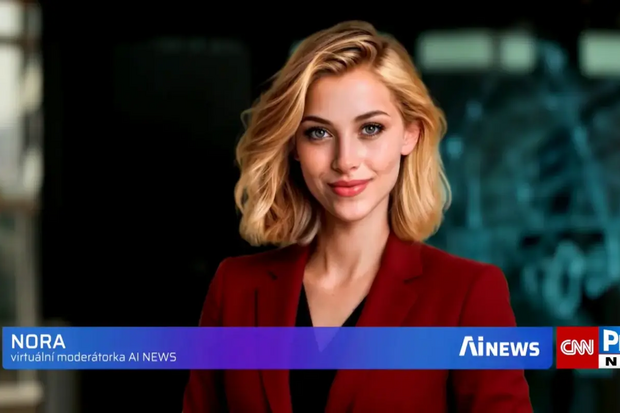 Nora přichází. CNN Prima NEWS má první virtuální moderátorku v Česku