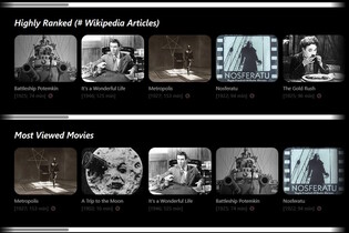WikiFlix ukazuje, jak by vypadal Netflix před stoletím. A nabízí tisíce filmů zdarma
