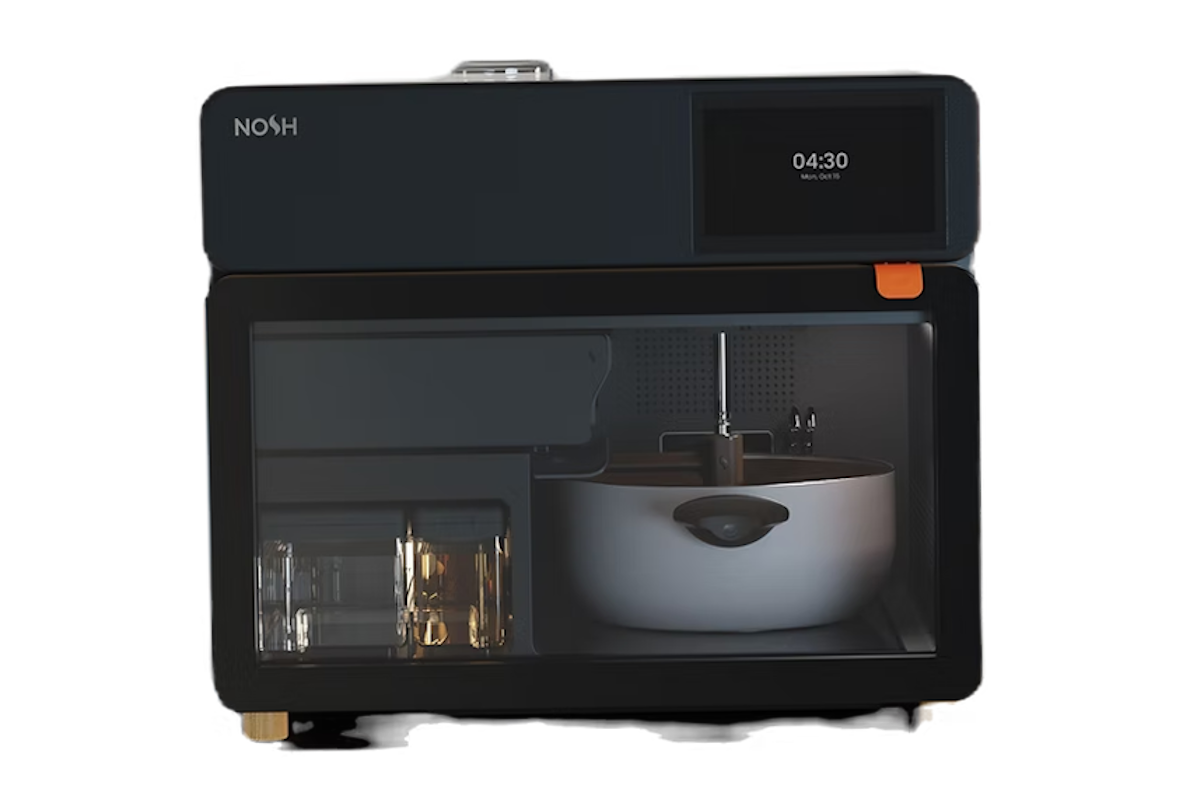 Nosh je robotický šéfkuchař, který vaří za vás. Tedy skoro