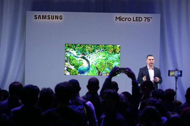 Samsung na veletrhu CES představil vylepšené modulární obrazovky Micro LED 