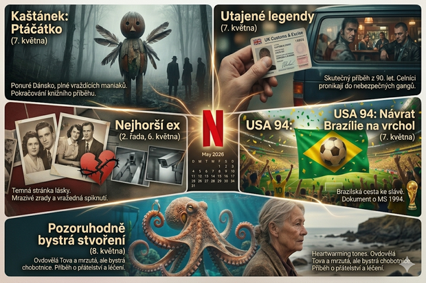 Vraždy, drogy, sex a fotbal. Netflix vám nenechá vydechnout ani tento víkend
