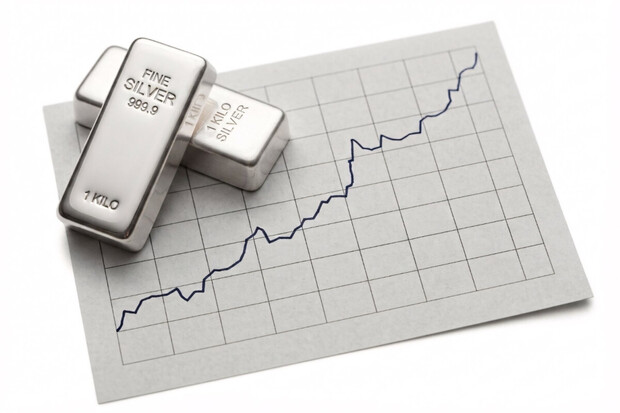 Co ovlivňuje cenu stříbra a proč ji investoři sledují?