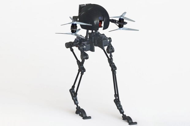 LEONARDO je humanoidní robot, který se dokáže proměnit na dron