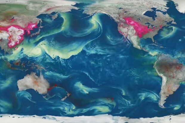 NASA ukazuje, jak jsou australské požáry patrné i z vesmíru 