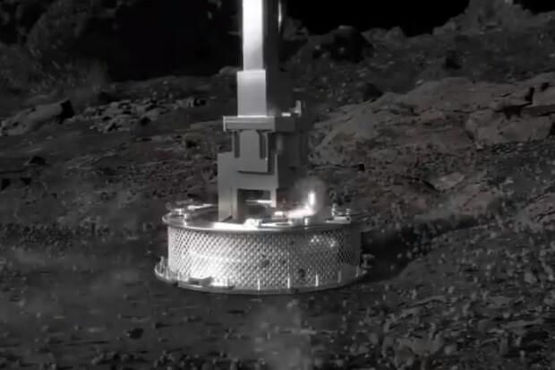 Sonda OSIRIS-REx odebrala vzorky z asteroidu Bennu