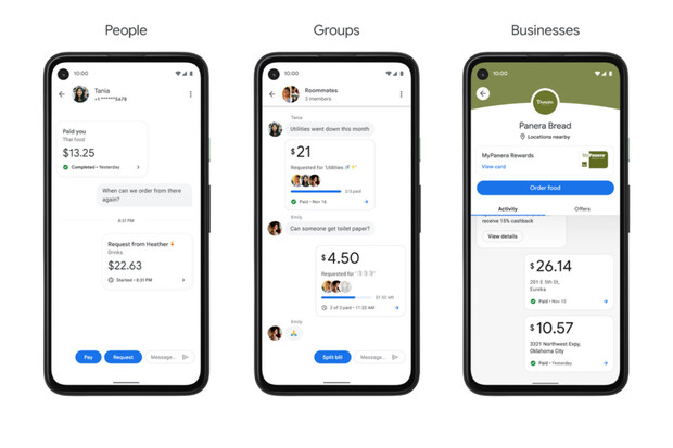 Nová podoba Google Pay více připomíná chatovací aplikaci než platformu pro platby