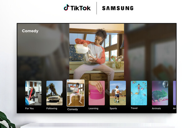 TikTok TV je aplikace pro chytré televize Samsung