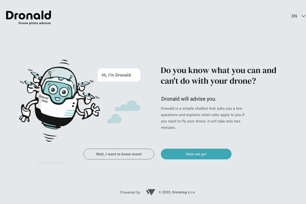 Dronetag vyvinul aplikaci, která pomůže s registrací a pravidly létání dronů