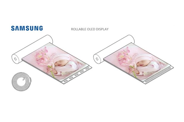 Samsung si nechal patentovat rolovatelný displej, který aktivujete otiskem prstu