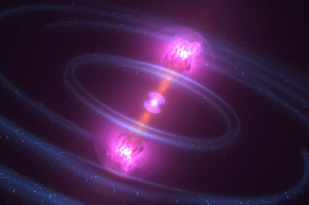 Vědci vyfotili, jak se spojují dvě galaxie, připomíná to tanec