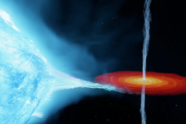 Černá díra Cygnus X-1 váží mnohem víc, než si vědci mysleli