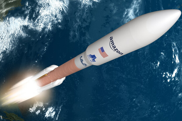 Nosná raketa Atlas V vynese na oběžnou dráhu první satelity od Amazonu