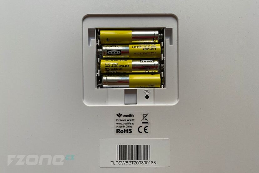 Konstrukční zpracování TrueLife FitScale W5 BT