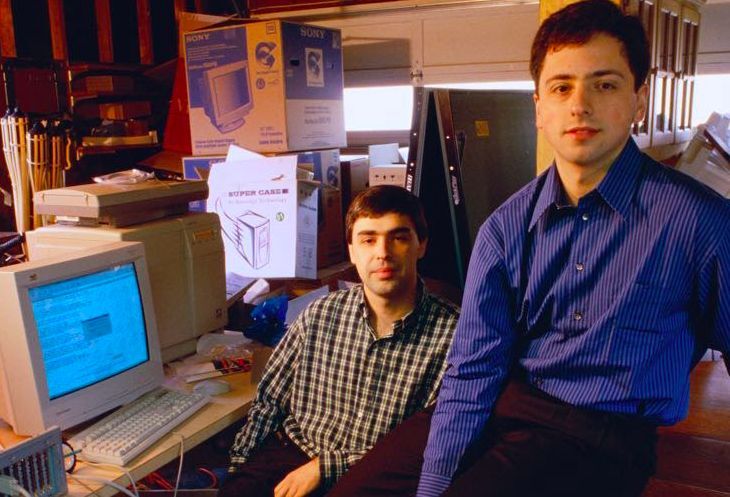 Larry Page a Sergey Brin