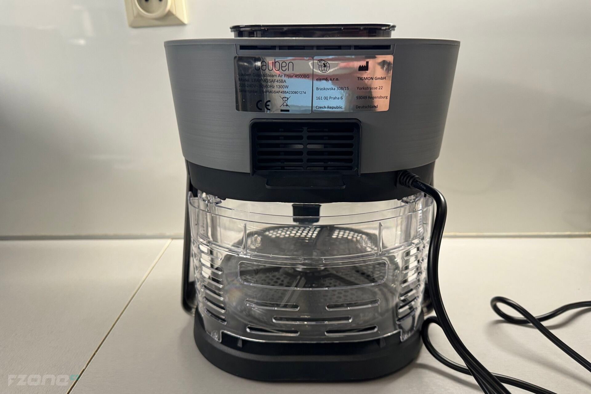 Lauben Glass&SteamAir® Fryer 4500BG