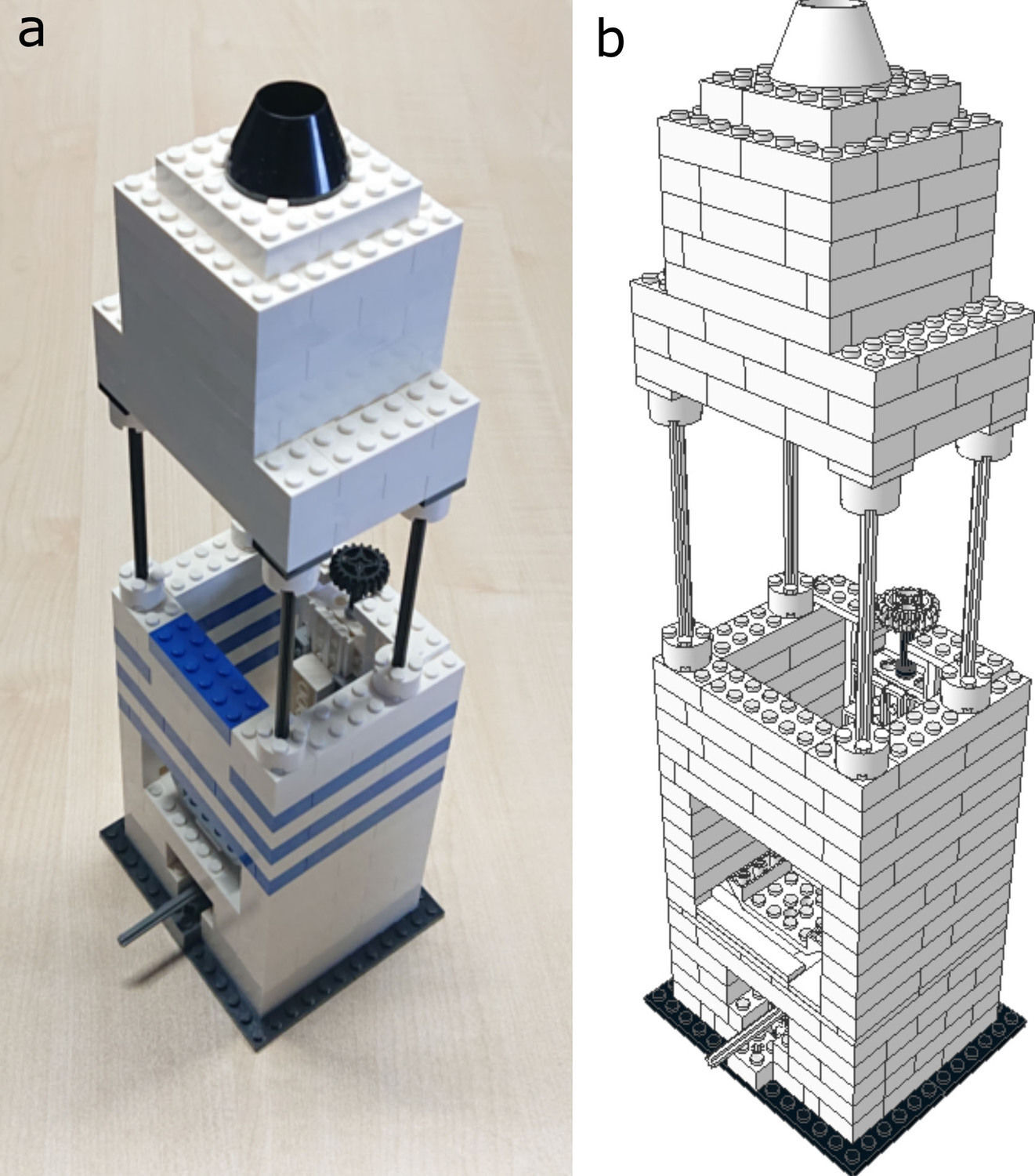 Lego mikroskop