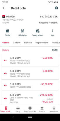 Mobilní banka od Komerčky