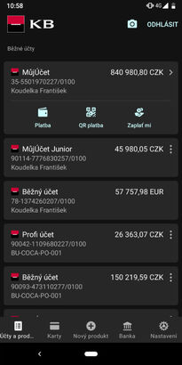 Mobilní banka od Komerčky