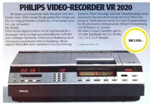 Philips VR 2020