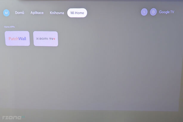 Prostředí Google TV na Xiaomi TV Stick 4K 2.gen