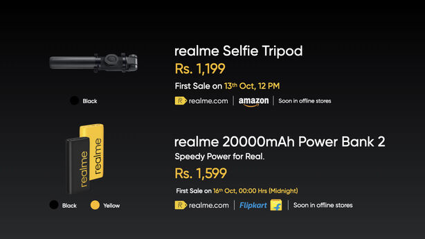 Realme Selfie Tripod + Power Bank