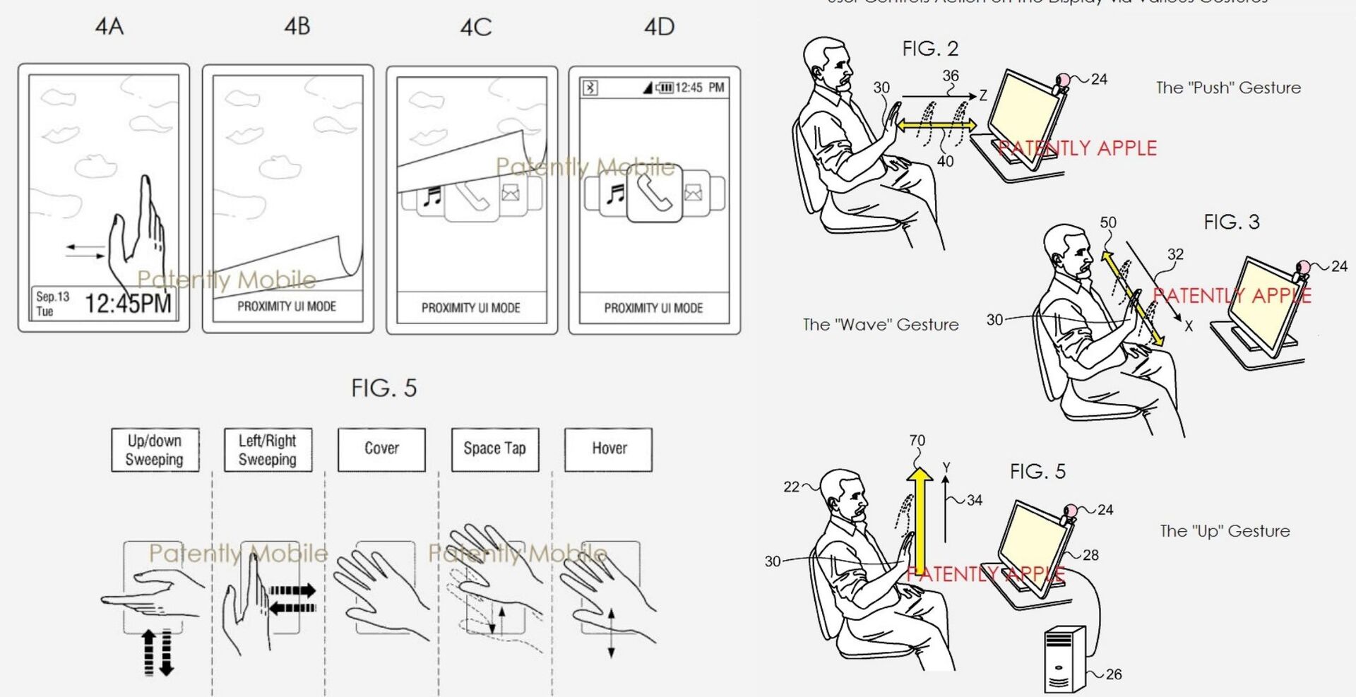 Samsung - patent na bezdotykové ovládání