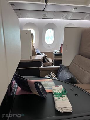 Slavnostní zahájení linky Etihadu z Abu Dhabí do Prahy