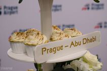 Slavnostní zahájení linky Etihadu z Abu Dhabí do Prahy